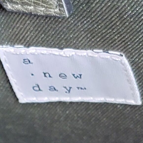 Target - A New Day - Backpack / Sling Bag - Olive Green Faux Leather